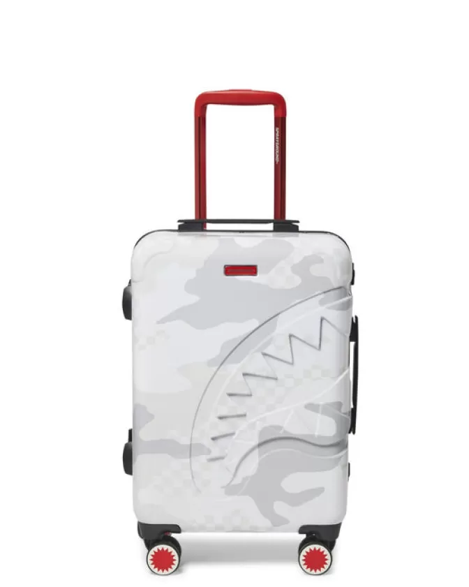 Sprayground 3AM LE BLANC SHARKNAUTICS HARDSHELL CARRY-ON LUGGAGE Hot