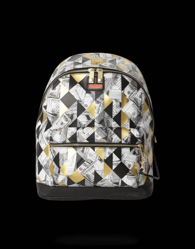 Sprayground BACKPACKS*6-STRAP FRACTAL MONEY EMPEROR