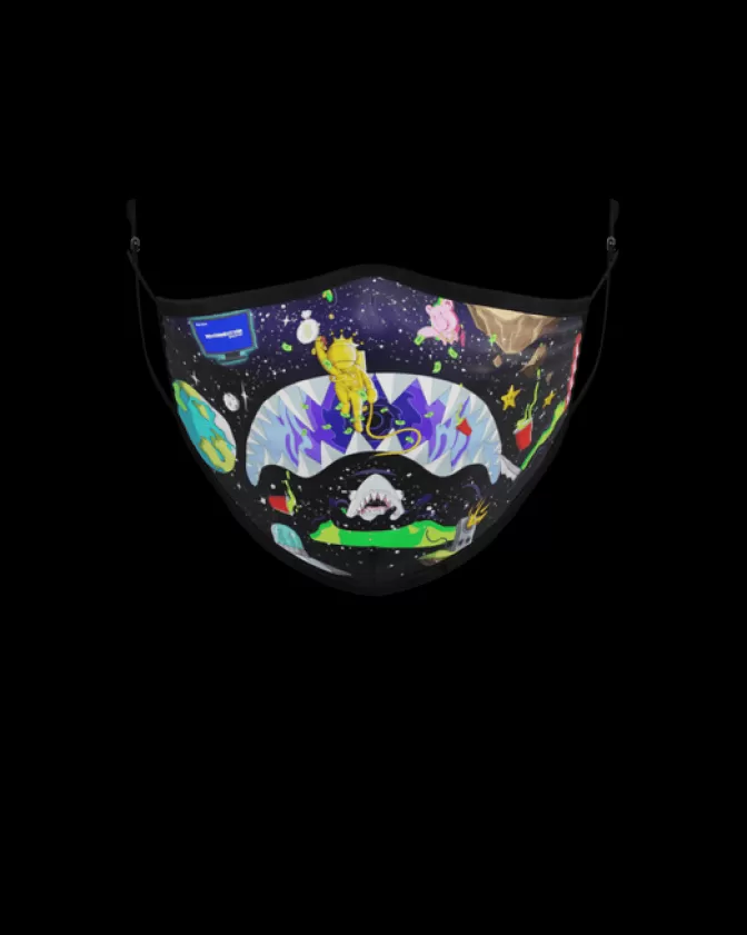 Sprayground FACE MASKS*ADULT ASTRO PARTY FORM-FITTING FACE MASK