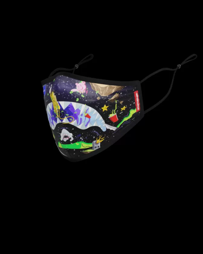 Sprayground FACE MASKS*ADULT ASTRO PARTY FORM-FITTING FACE MASK