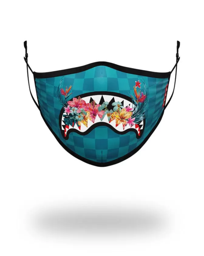 Sprayground FACE MASKS*ADULT BLOSSOM SHARK FORM FITTING FACE MASK