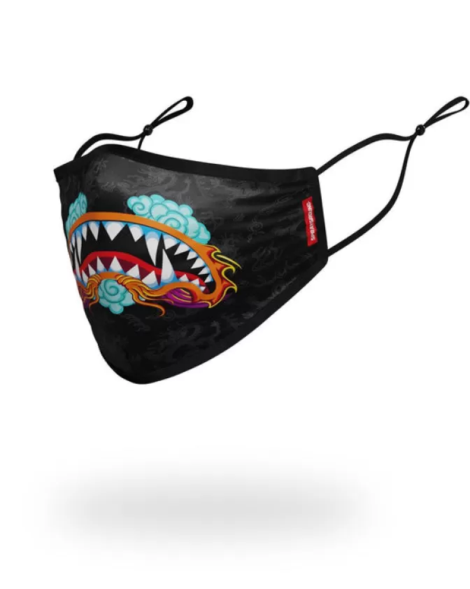 Sprayground FACE MASKS*ADULT DRAGON SHARK FORM FITTING FACE MASK