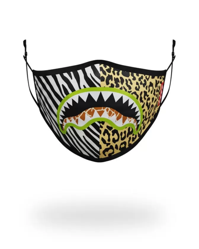 Sprayground FACE MASKS*ADULT SAFARI SHARK FORM FITTING FACE MASK