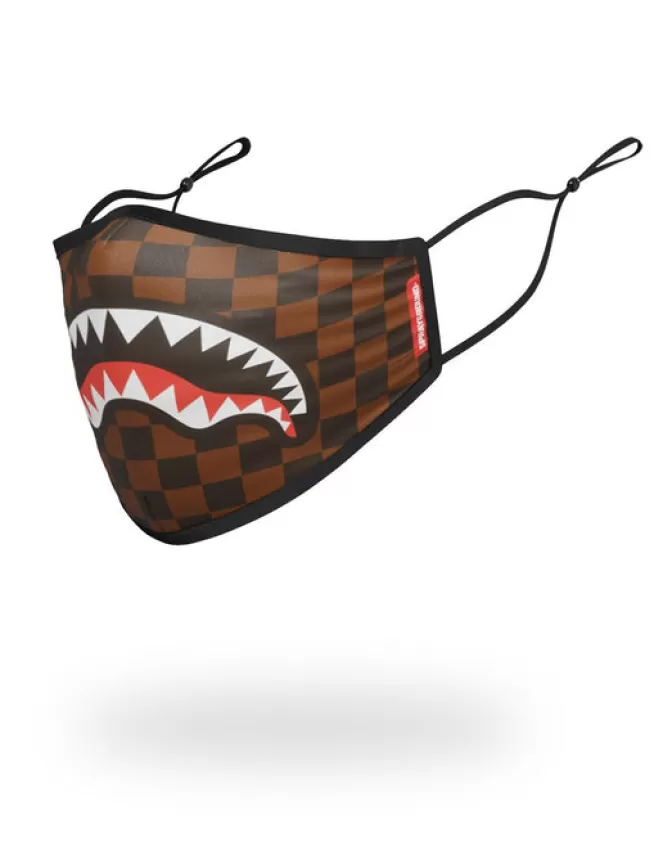 Sprayground FACE MASKS*ADULT SHARKS IN PARIS (ORIGINAL) FORM FITTING FACE MASK