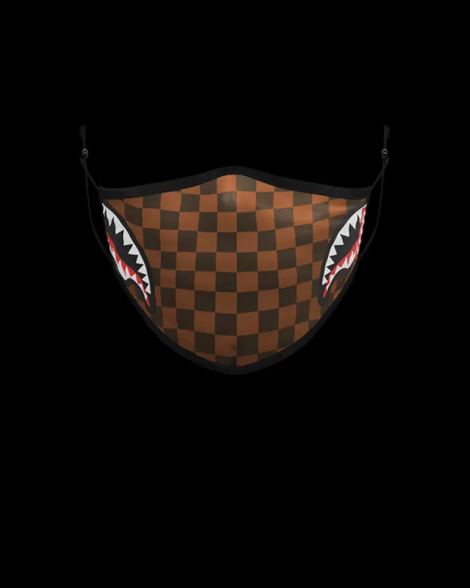 Sprayground FACE MASKS*ADULT SHARKS IN PARIS (SIDE SHARK) FORM-FITTING FACE MASK