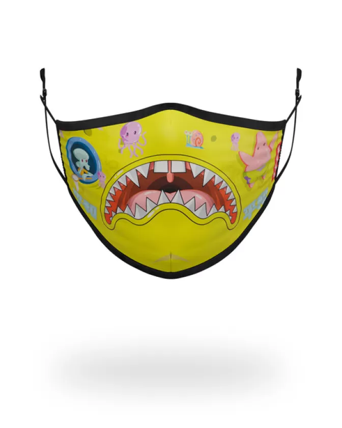 Sprayground ADULT SPONGEBOB JAPAN SHARK FORM FITTING FACE-COVERING Discount