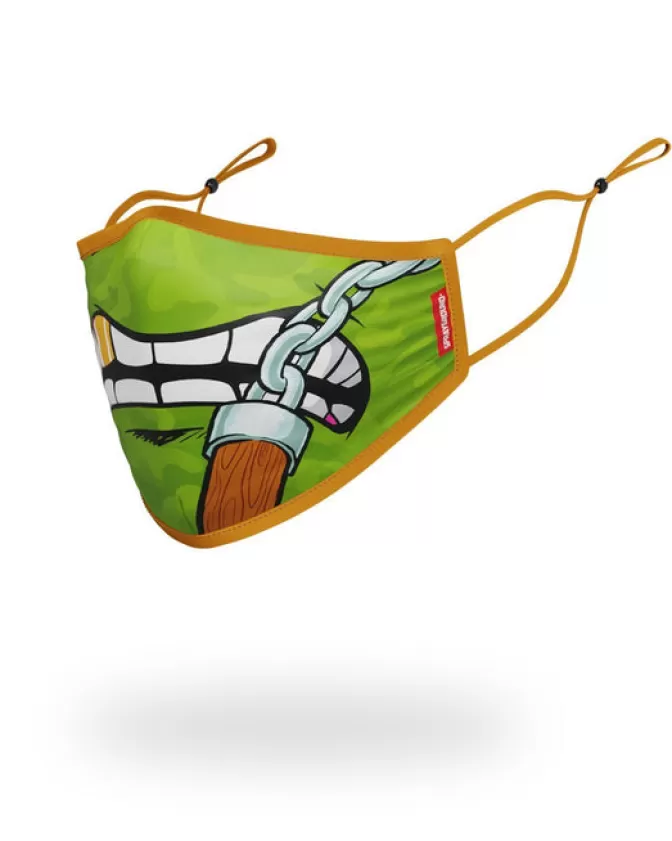 Sprayground ADULT TMNT: MICHELANGELO SHARK FORM FITTING FACE-COVERING Flash Sale