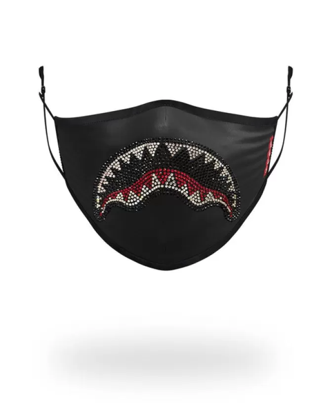 Sprayground ADULT TRINITY SHARK FORM FITTING FACE MASK Clearance