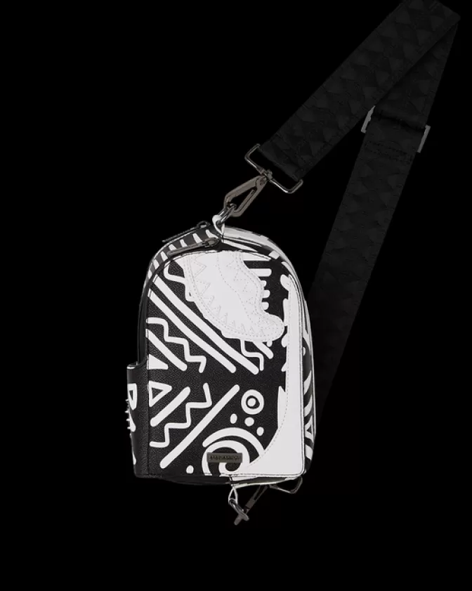 Sprayground SLINGS | CROSSBODYS*A.I.8 AFRICAN INTELLIGENCE - ORIGIN STORY BACKPACK SLING