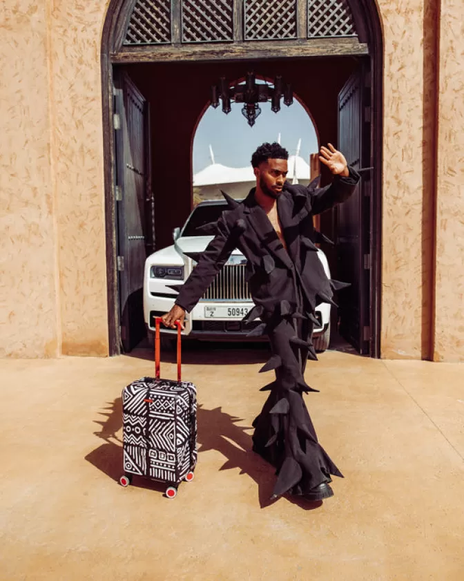 Sprayground A.I.8 AFRICAN INTELLIGENCE - ORIGIN STORY SHARKNAUTICS HARDSHELL CARRY-ON LUGGAGE Sale