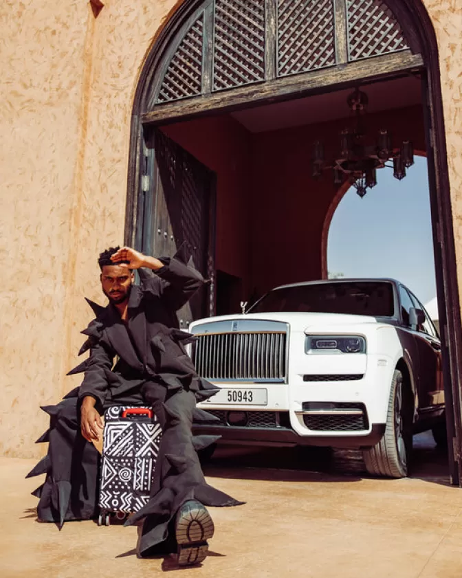 Sprayground A.I.8 AFRICAN INTELLIGENCE - ORIGIN STORY SHARKNAUTICS HARDSHELL CARRY-ON LUGGAGE Sale
