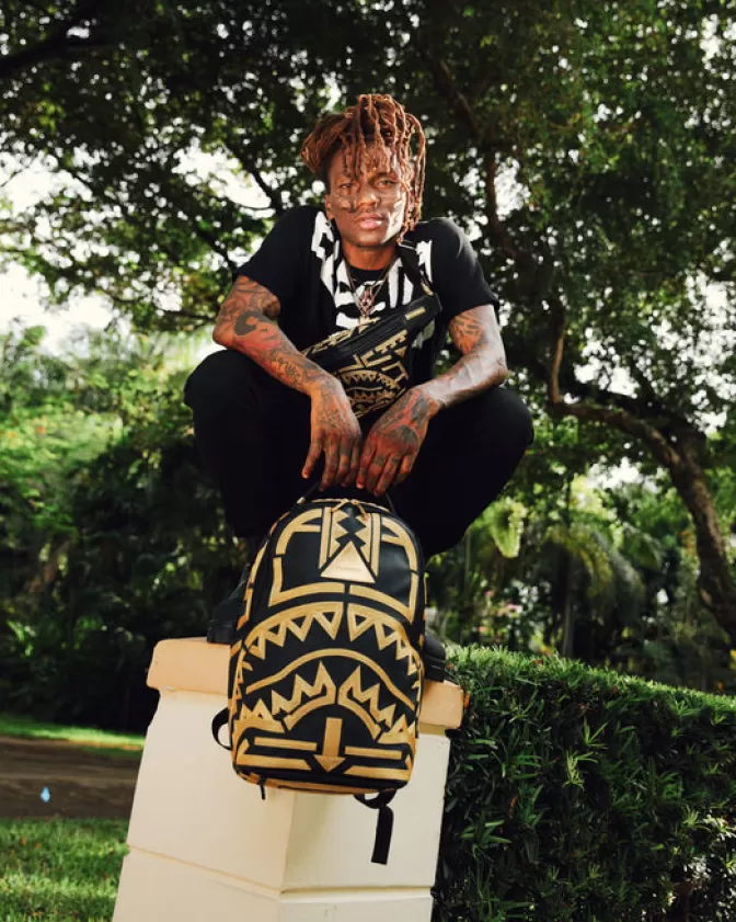 Sprayground BACKPACKS*A.I.8 AFRICAN INTELLIGENCE PATH TO THE FUTURE II BACKPACK (DLXV)