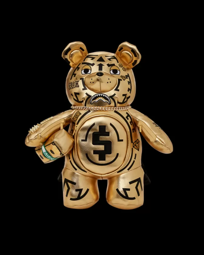 Sprayground TEDDY BEAR BACKPACKS | BACKPACKS*A.I.8 AFRICAN INTELLIGENCE PATH TO THE FUTURE II MEDIUM MONEYBEAR TEDDYBEAR BACKPACK