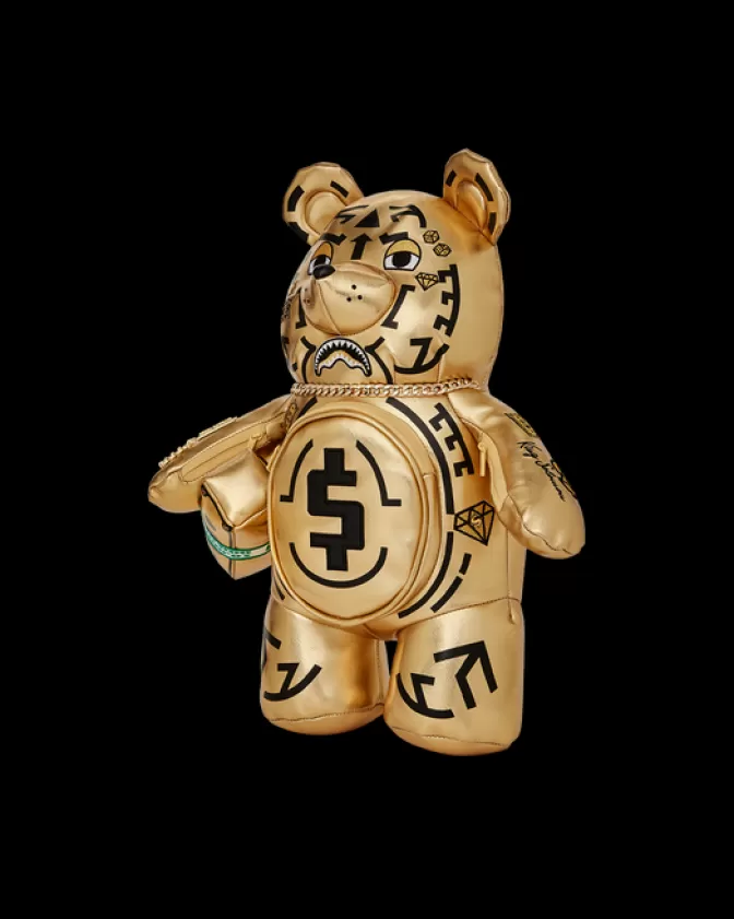 Sprayground TEDDY BEAR BACKPACKS | BACKPACKS*A.I.8 AFRICAN INTELLIGENCE PATH TO THE FUTURE II MEDIUM MONEYBEAR TEDDYBEAR BACKPACK