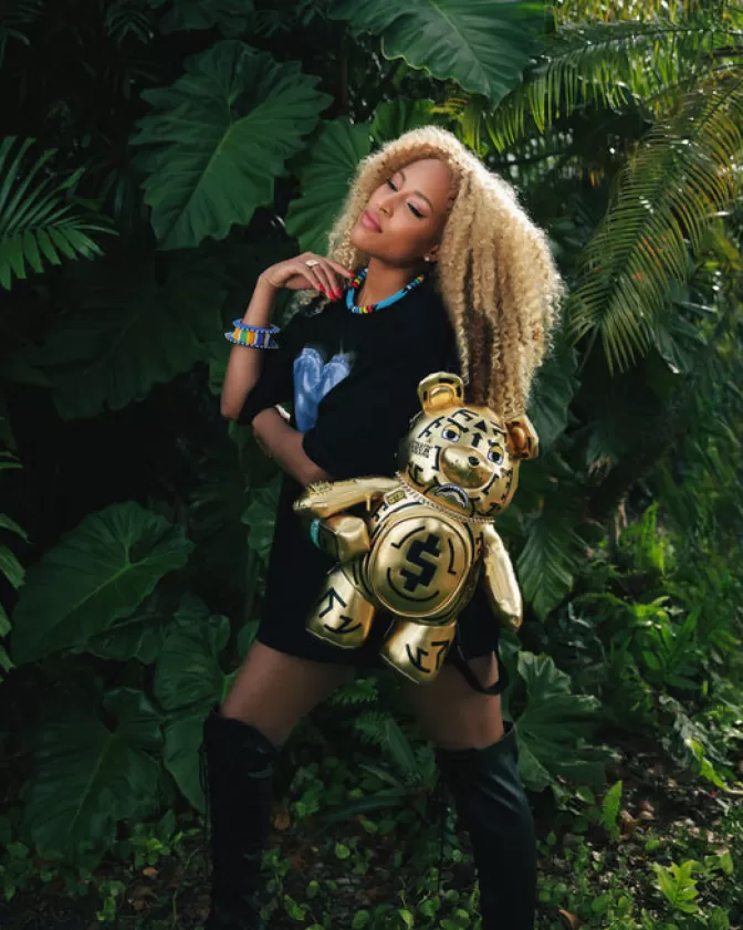 Sprayground TEDDY BEAR BACKPACKS | BACKPACKS*A.I.8 AFRICAN INTELLIGENCE PATH TO THE FUTURE II MEDIUM MONEYBEAR TEDDYBEAR BACKPACK