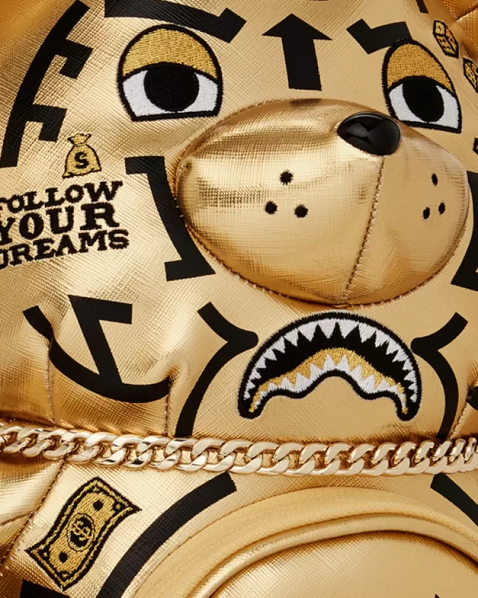 Sprayground TEDDY BEAR BACKPACKS | BACKPACKS*A.I.8 AFRICAN INTELLIGENCE PATH TO THE FUTURE II MEDIUM MONEYBEAR TEDDYBEAR BACKPACK