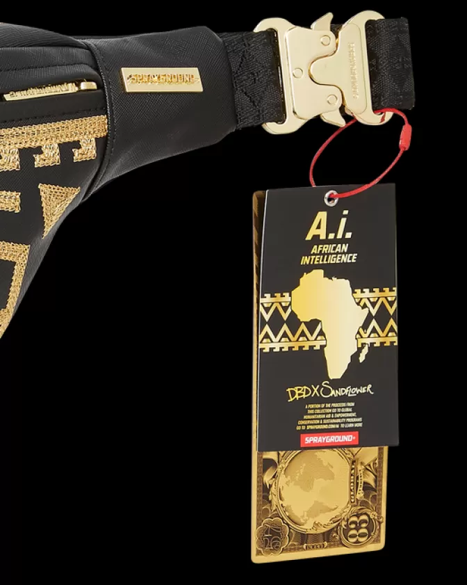 Sprayground CROSSBODYS*A.I.8 AFRICAN INTELLIGENCE PATH TO THE FUTURE II SAVVY CROSSBODY