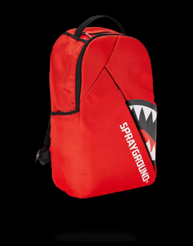 Sprayground BACKPACKS*ANGLED SHARK (RED)