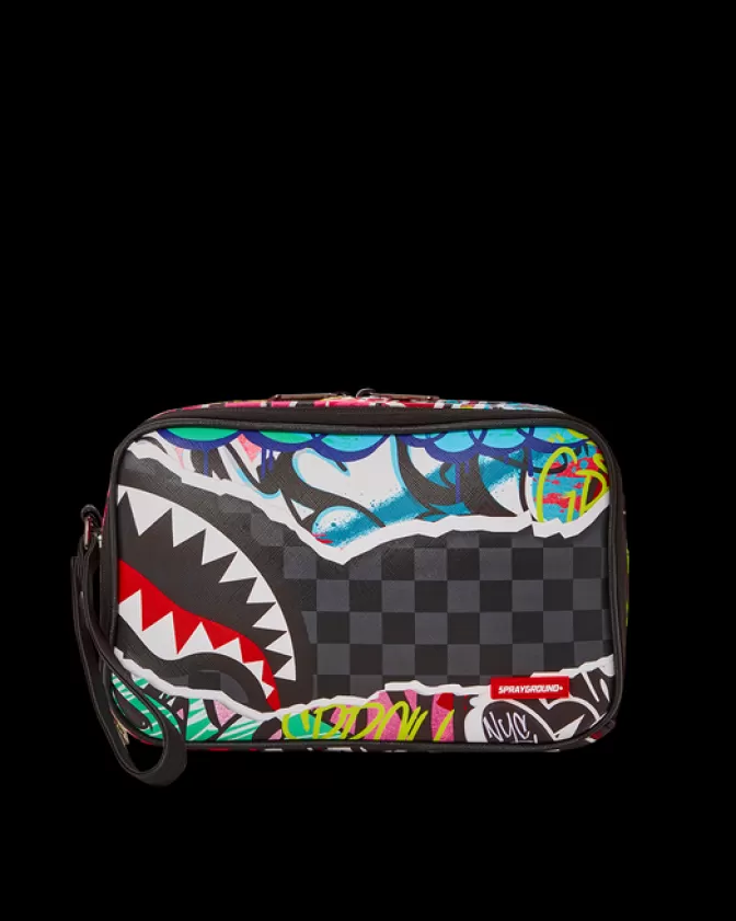 Sprayground TOILETRIES AKA MONEY BAGS*ARTISTIC PURSUIT TOILETRY BAG