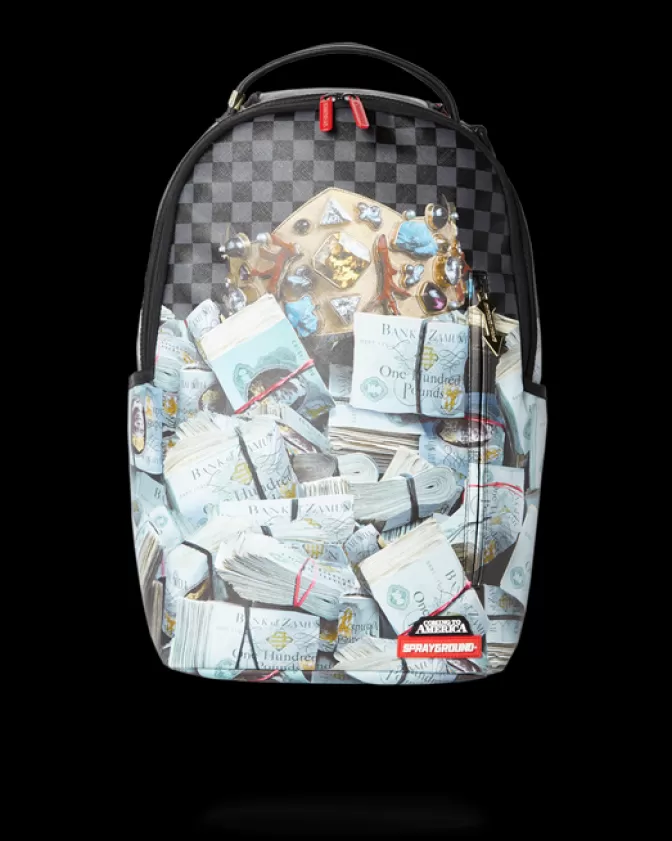 Sprayground BACKPACKS*BANK STACKS OF ZAMUNDA COMING 2 AMERICA BACKPACK