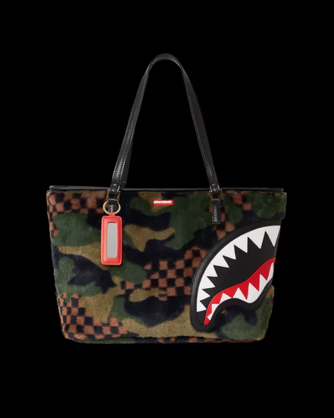 Sprayground TOTES | HANDBAGS*BIG SKY FUR SHARK TOTE