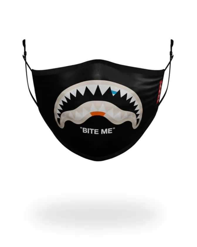 Sprayground FACE MASKS*BITE ME SHARK (BLK) POLYESTER FACE MASK