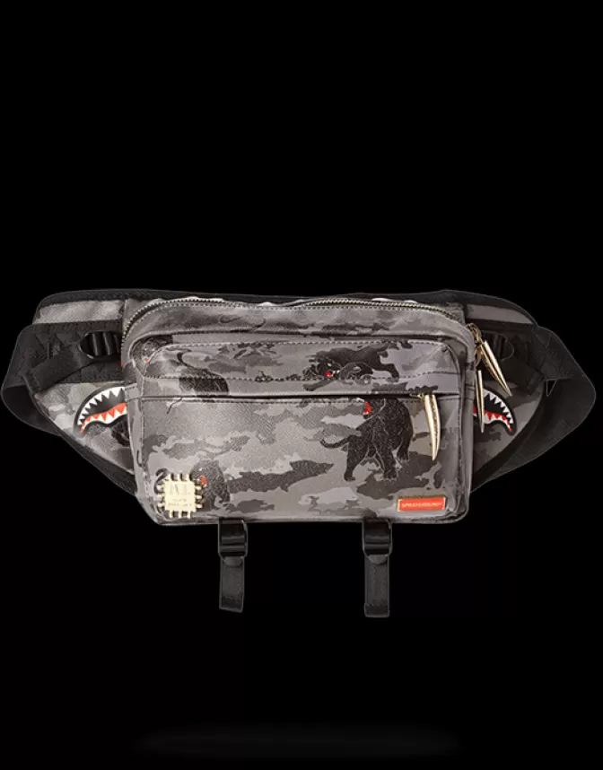 Sprayground CROSSBODYS*BLACK PANTHERA CAMO CROSSBODY