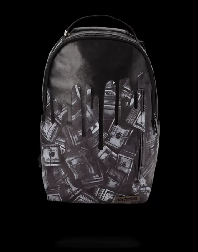 Sprayground BACKPACKS*BLACKOUT MONEY DRIPS