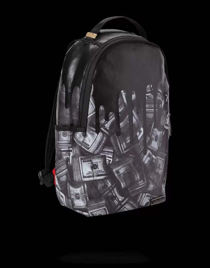 Sprayground BACKPACKS*BLACKOUT MONEY DRIPS