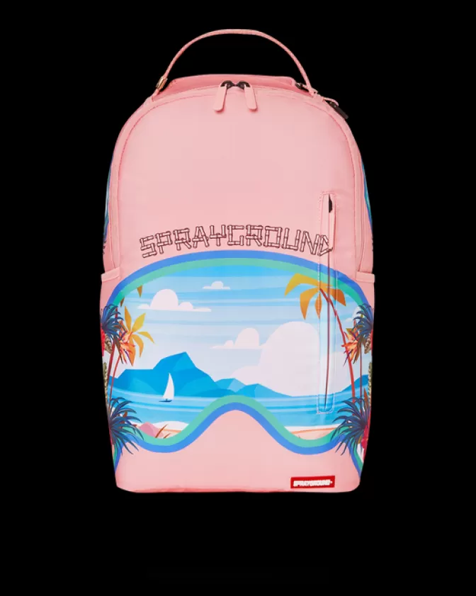 Sprayground BACKPACKS*BORA BORA SHARK ISLAND VILLA BACKPACK