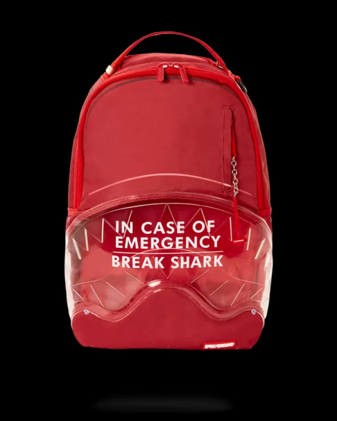 Sprayground BACKPACKS*BREAK IN CASE OF EMERGENCY SHARK (DLXR)