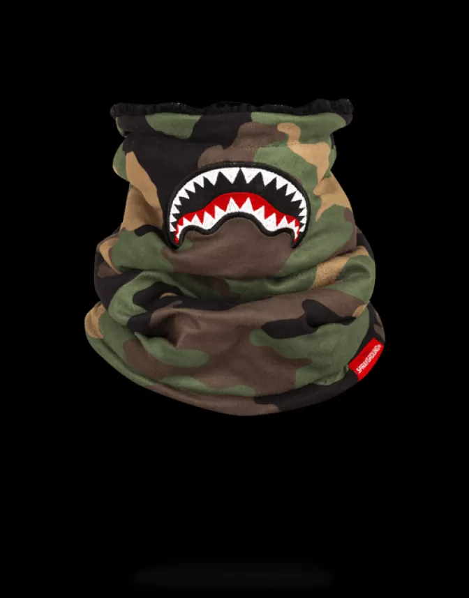 Sprayground SKI MASKS*CAMO SHARK NECK WARMER