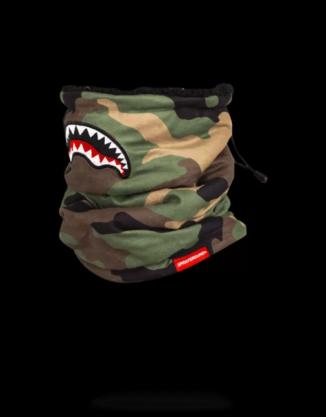 Sprayground SKI MASKS*CAMO SHARK NECK WARMER