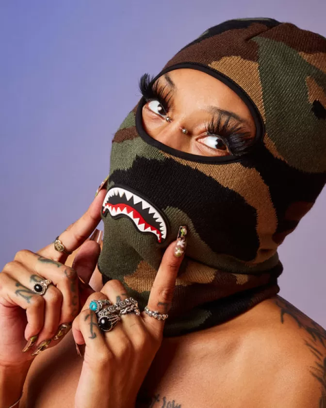 Sprayground SKI MASKS | COLD WEATHER GEAR*CAMO SHARK SKI MASK