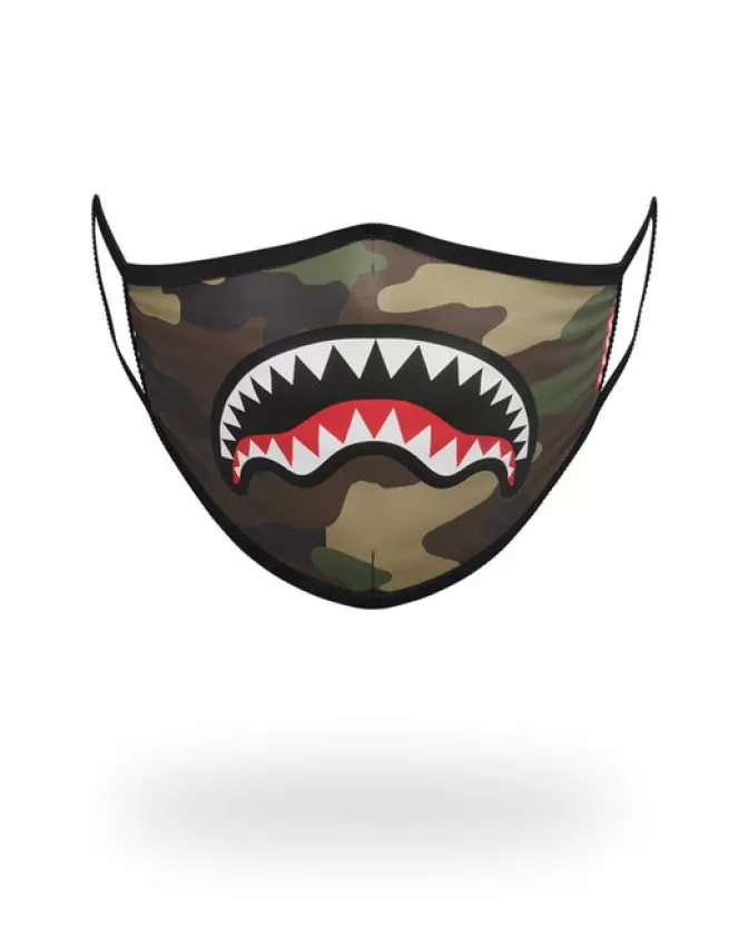 Sprayground FACE MASKS*CAMO SHARKMOUTH FORM-FITTING MASK