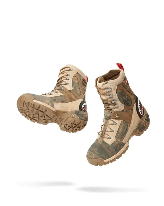 Sprayground BOOTS*CAMO TERRAIN FUERZA COBRA PARATROOPER BOOTS - MADE IN COLOMBIA NUMBERED 1/280 PAIRS