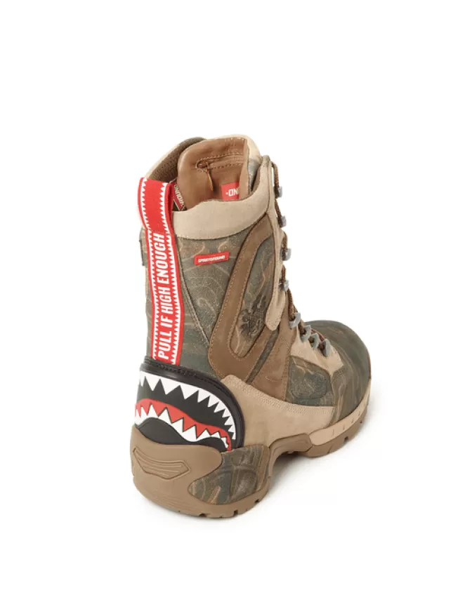 Sprayground BOOTS*CAMO TERRAIN FUERZA COBRA PARATROOPER BOOTS - MADE IN COLOMBIA NUMBERED 1/280 PAIRS