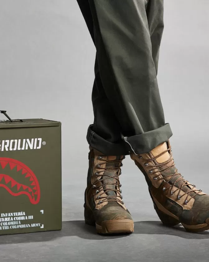 Sprayground BOOTS*CAMO TERRAIN FUERZA COBRA PARATROOPER BOOTS - MADE IN COLOMBIA NUMBERED 1/280 PAIRS