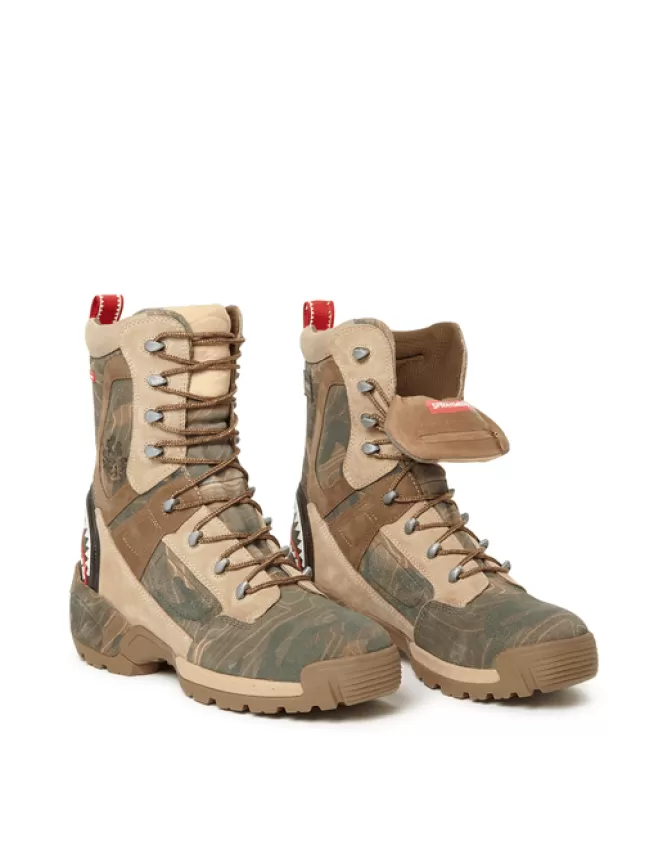 Sprayground BOOTS*CAMO TERRAIN FUERZA COBRA PARATROOPER BOOTS - MADE IN COLOMBIA NUMBERED 1/280 PAIRS