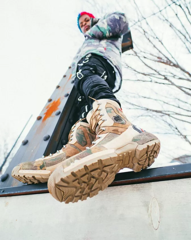 Sprayground BOOTS*CAMO TERRAIN FUERZA COBRA PARATROOPER BOOTS - MADE IN COLOMBIA NUMBERED 1/280 PAIRS