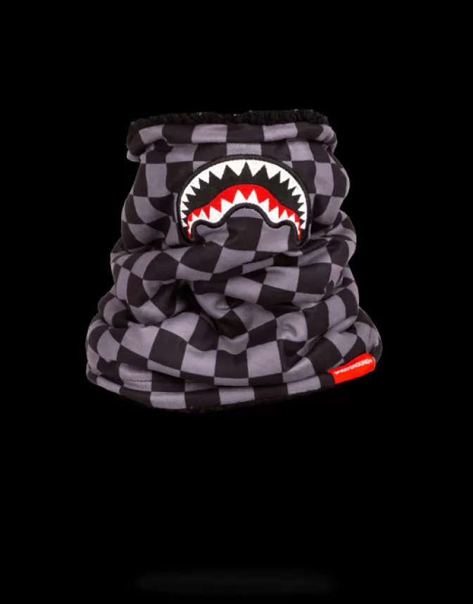 Sprayground SKI MASKS*CHECKERED SHARK NECK WARMER