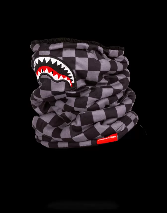 Sprayground SKI MASKS*CHECKERED SHARK NECK WARMER