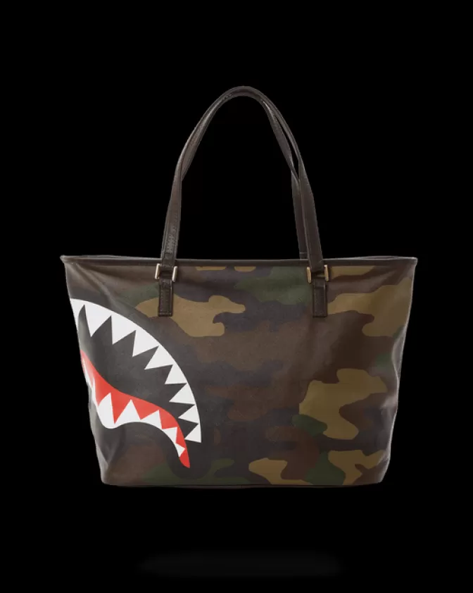 Sprayground TOTES*CHECKS IN CAMOFLAUGE TOTE