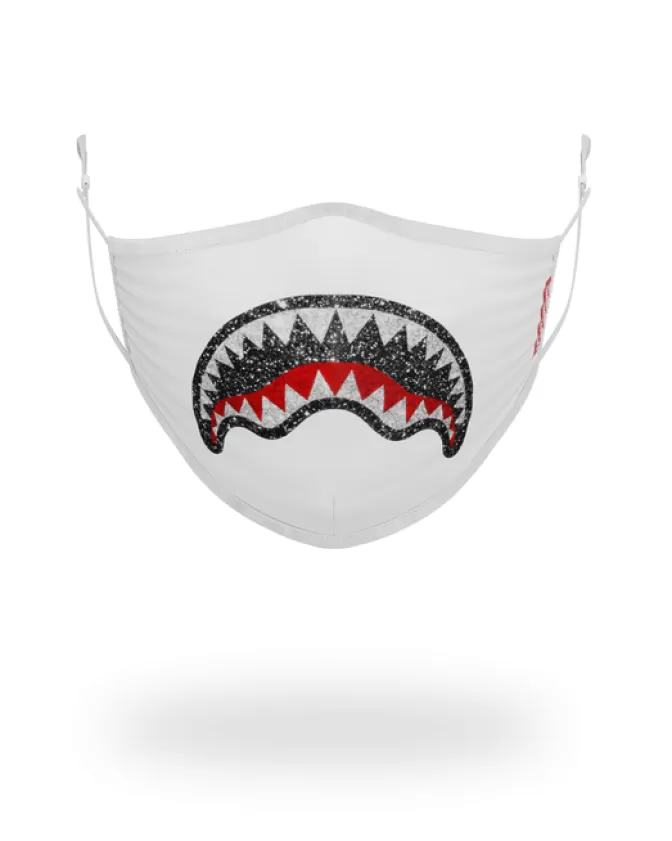 Sprayground CLEARCUT FACE MASK (WHITE) Cheap