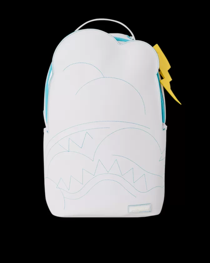 Sprayground BACKPACKS*CLOUDY WITH A CHANCE OF SHARK BACKPACK (DLXV)