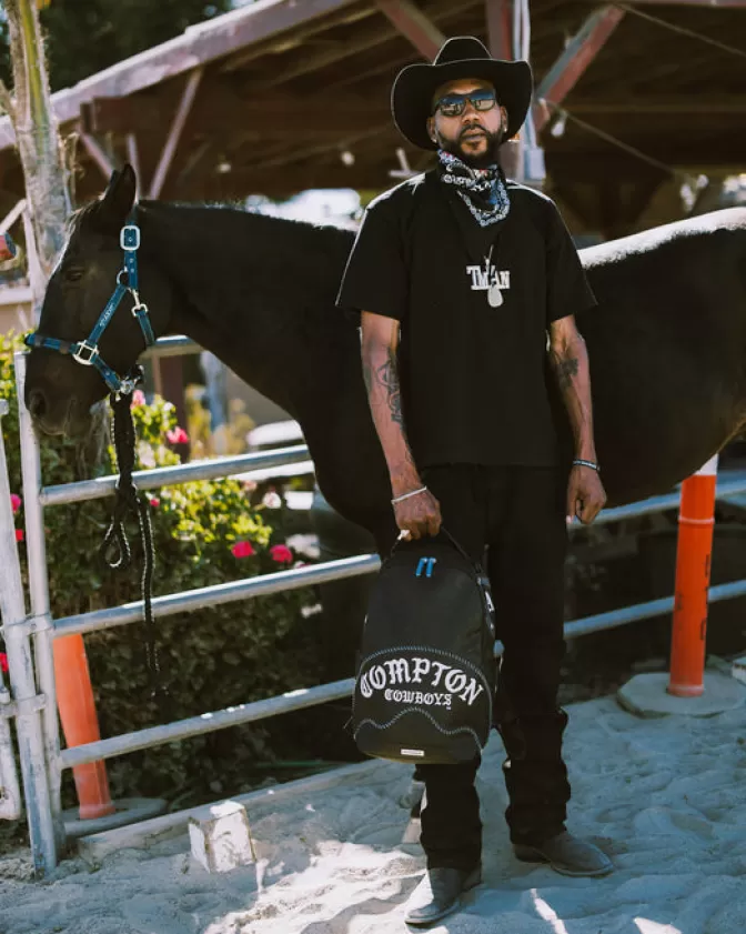 Sprayground BACKPACKS*COMPTON COWBOYS WELCOME TO MY CITY BACKPACK