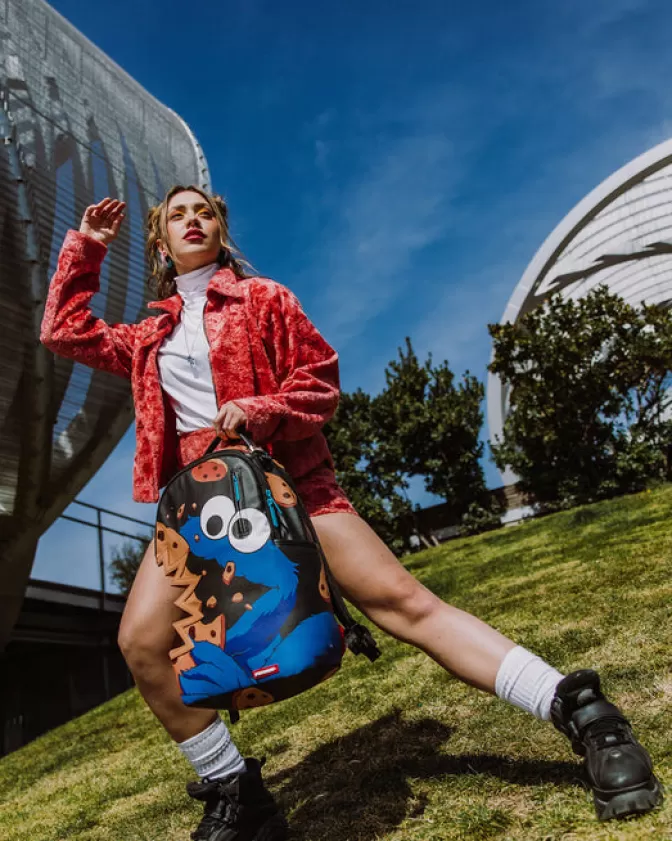 Sprayground BACKPACKS*COOKIE MONSTER COOKIE SHARKBITE BACKPACK (DLXV)