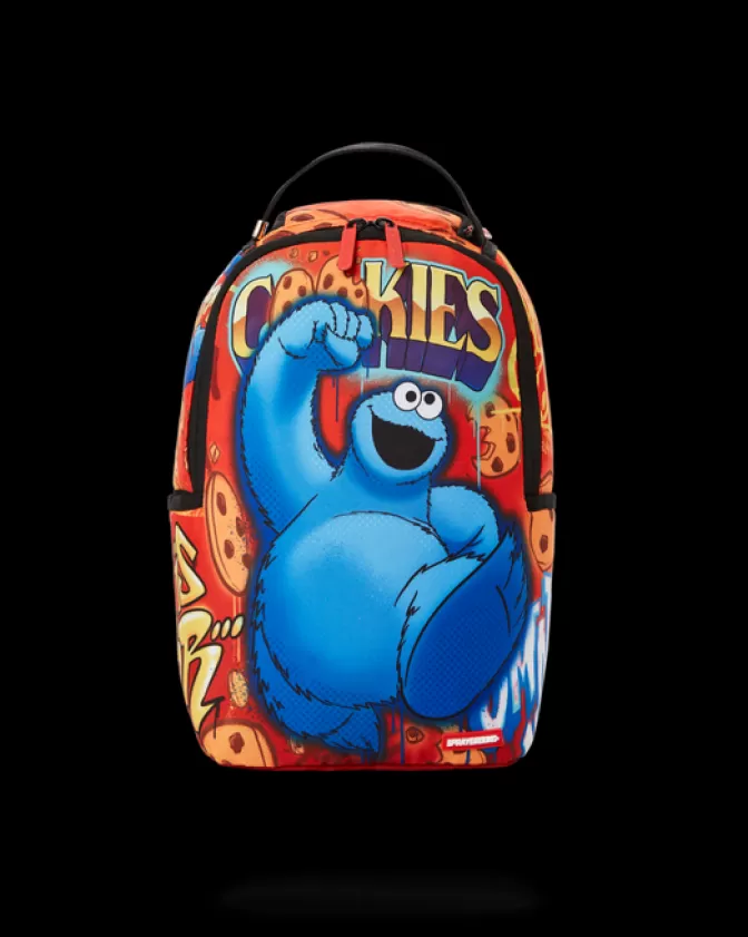 Sprayground MINI BACKPACKS*COOKIE MONSTER ON THE RUN MINI BACKPACK