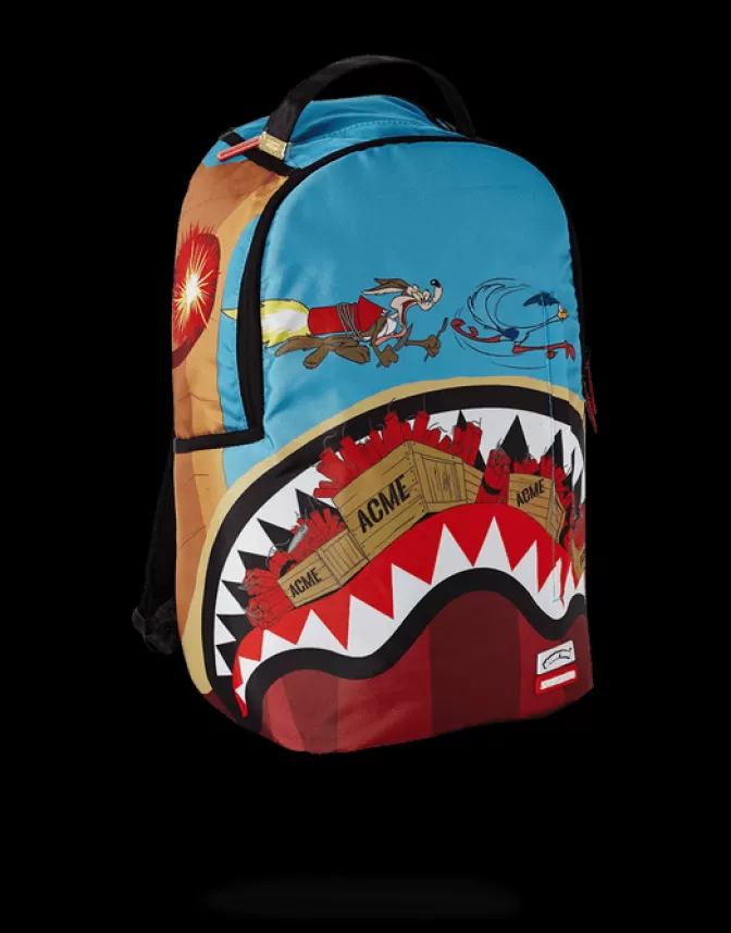 Sprayground BACKPACKS*COYOTE VS ROADRUNNER SHARK