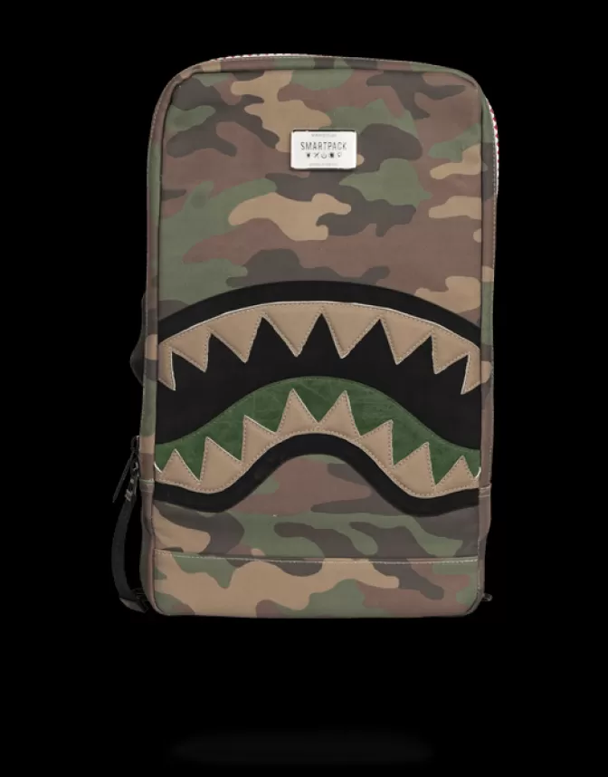 Sprayground BACKPACKS*CUT u0026 SEW SHARK SMARTPACK (CAMO)